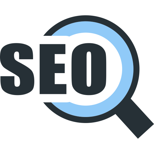SEO Icon – Schriftzug SEO mit Lupe – Hawvivaseo Level 5